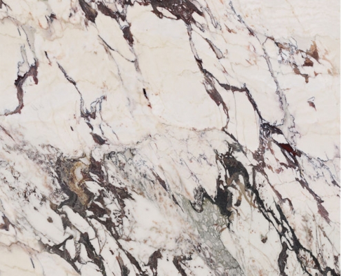 Panoramic Calacatta Aries Porcelain ThinSlab Side A